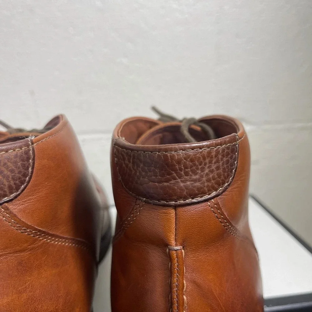 Johnston & Murphy 25-2022 Copeland Brown Leather Chukka Ankle Boots Men's 9 M